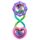 Bright Starts, Rattle and Shake Barbel, Rassel in rosa, mit bunten Perlen und Lichtreflektion