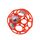 Bright Starts, Oball Rattle, Rot - Flexibles und leicht Greifbares Design, für Kinder Jeden Alters