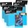 Blau Trading Card Sleeves für MTG, 300 Pcs Matte Sleeves Perfekte Passform für Trading Cards Sport-Karten Baseball-Karten TCG Magic Commander, robust und schön Mischen Textured