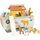 small foot Steckspiel Arche Noah „Safari“, Motorikspielzeug aus Holz mit 15 Tierfiguren, Taufgeschenke für Mädchen und Jungen, für Kinder ab 12 Monaten, 12456