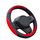 ZATOOTO Lenkradbezug Auto, Lenkradbezug Leder, 37-38cm, Anti Rutsch, Universal, Rot