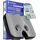 Healthfix® Orthopädisches Sitzkissen für Büro, Auto & Co.- Ergonomisches Sitzen aus Memory Foam mit entlastender Funktion des Steißbeins und der Sitzknochen (Fest (85-135 KG))
