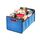 CB Präsentwerbung GmbH Kofferraumtasche aus Polyester mit stabilem Boden (blau - neutral) - Klappbox Kofferraumbox Faltbox Organizer Autobox Tasche Auto Kofferraum Zubehör