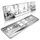 schildEVO 2 Kennzeichenhalter | Chrom Metallic Hochglanz | Silber Look | Nummernschildhalter | Kennzeichen-Halterung | DHL-Versand