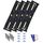 2 Kennzeichenhalter Österreich Rahmenlos schwarz flach 4mm für Kennzeichentafeln 520x120mm unsichtbar Kennzeichenträger für Österreich Dänemark Slowenien