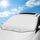 Tevlaphee Sonnenschutz Auto Frontscheibe, Windschutzscheibe Sonnenschutz, UV-Schutz für Sommer, Sonne, Staub, Schnee, EIS, Frost, 197 * 128cm