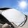 BEEWAY Auto Sonnenschutz Frontscheibe, Ultra-Dick und Ganzjährig Auto Frontscheibenabdeckung Windschutzscheiben Sonnenblende Wintergegen Schnee EIS Frost Sonne UV Staub Wasserbeständig(140 x 90cm)