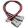 GTIWUNG Batterieanschluss Stecker 50A, 600V Kabel Ladestecker mit O-Ring Batterie-Anschlusskabel 10AWG 50CM, Akku Steckverbinder Schnellanschluss Stecker, Anhänger-Windenstecker