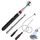 4 Stück Flexibler Stabmagnet Set, Magnetstab Teleskopmagnet mit Starkem Magnet, Magnet Teleskopstab Biegsam Teleskop MagnetStab, Werkzeug für Auto, Werkstatt, Zuhause(2.5LB, 3LB, 3.5LB,15LB)