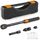 3/8 Zoll Drehmomentschlüssel, 72 Zähne Wende Ratschenkopf, 5-60 Nm Torque Wrench Set für Fahrrad, Motorrad und Auto Zündkerzen Wechsel, mit 3/8" auf 1/4" Adapter, 3/8" Universalgelenk, 75mm Verlängeru