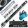 MASKO® Drehmomentschlüssel 6tlg. Set 40-210Nm 1/2' CV inkl. 3 Stecknüsse 17mm 19mm 21mm & Verlängerung 125mm Montagehandschuhe Koffer +/- 4% Toleranz Reifenschlüssel Auto Drehmoment-Schlüssel, Schwarz
