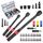 1/4 & 3/8 & 1/2-Zoll Knarren-Drehmomentschlüssel, 41-teiliges Drehmomentschlüssel-Set mit Steckschlüsseln und Verlängerungen, Inbus, Torx, magnetische Zündkerze für Auto, Motorrad und Fahrradreparatur