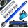 MASKO® Drehmomentschlüssel 6tlg. Set 40-210Nm 1/2' CV inkl. 3 Stecknüsse 17mm 19mm 21mm & Verlängerung 125mm Montagehandschuhe Koffer +/- 4% Toleranz Reifenschlüssel Auto Drehmoment-Schlüssel, Blau