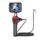 Ralcam Endoskopkamera mit Licht Endoscope Camera - 360° Endoskop Schwenkbarer 4,3" HD 720P Inspektionskamera mit Licht Rohrkamera, Kameras mit 6 LED, IP67(6,5mm Sonde/2M)