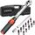 ATsafepro 15PCS Drehmomentschlüssel Fahrrad Set 1/4 Zoll, Drehmomentschlüssel klein 5-25 Nm 72 Zahn Stahl，Motorrad Torque Wrench Klein für Fahrrad und Motorrad Wartung
