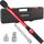 ATsafepro Drehmomentschlüssel 3/8'', 5–60 Nm Drehmomentschlüssel Set mit 3/8" auf 1/4"&1/2" Stecknuss Adapter & 15 cm Verlängerung,±3% Genauigkeit für Auto, Fahrrad, Motorrad