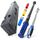 HASKYY Radwechsel Set Drehmomentschlüssel 1/2" 40-210Nm mit Teleskopratsche 460-610mm 768Nm inkl. Schlagnüsse Satz SW 17, 19, 21 KFZ Industrie Motorrad Auto