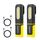 Napatyre Arbeitsleuchte LED Akku, 800LM Werkstattlampe mit Haken und Magnetfuß, 360° Drehbare 3 Lichtmodi Taschenlampe Werkstatt Handlampe für Auto Reparatur Camping Notfall (2 Stück)