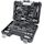 Amazon Basics Werkzeug-Set für den Haushalt, 65 Teile, Schwarz,grau