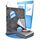 CARBOTEC® Mikrofasertücher 4erBundle – 2xTrockentuch Dusche & Bad, streifenfreies Mikrofaser Handtuch für Duschkabine & 2X Carbonfaser Glasreinigungstücher als Poliertuch, Fast Dry