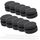 detailmate Autopflege - Made in Germany - 10er Pack Handpolierschwamm medium, schwarz, Ø90mm, aus Premium Schaumstoff für Handpolitur/Wachse/Applikator Pflegeprodukte auf Kunststoff, Reifen