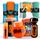 detailmate Auto Scheiben Bundle: Soft99 Glaco de Cleaner, Ultra Glaco, Roll On Large, Mirror Coat Zero, Glass Compound Roll On + 4x Microfiber Monkey Waffeltuch + 3x detailmate Poliertuch