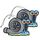 2er Set Tuning Lufterfrischer Duftbaum fürs Auto Air Freshener Design Duft Anhänger (2x Turbo Schnecke)
