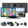 10,26 Zoll 4K Wireless Carplay Display Android Auto Display,Autoradio Kabelloses Carplay Bildschirm,Android Auto Bildschirm mit AUX/FM,Dash Cam,Rückfahrkamera,Mirror Link,Bluetooth für alle Fahrzeuge