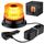 Justech 40 LED Rundumleuchte Blitzleuchte 7 modus mit 5m Netzkabel Doppelter Schraube 12/24V Amber Warnleuchte Magnetische Notfallblinklampe Wiederherstellungswarnung gelbes Licht der Decke