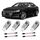4 Stück Autotür Licht Audi Logo Projektor Türprojektoren für A1/A3/A4/A5/A6/A7/A8/Q2/Q3/Q5/Q7/Q8/TT/R8, Türbeleuchtung Einstiegsbeleuchtung Zubehör
