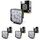HELLA Valuefit TS3000 LED Arbeitsscheinwerfer 12V - 24V 3000 echte Lumen Nahfeldausleuchtung starke Lichtleistung in kompaktem Design Offroad LED Scheinwerfer für Traktor LKW SUV ATV - 1GA 357 112-002
