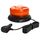 Dinfu LED Rundumleuchte Gelb Warnleuchte Orange 12V LED Rundumkennleuchte mit magnetischem und 9 Modes für Auto Traktor UTV Anhänger SUV J-eep KFZ LKW