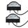 AOHEWEI 2 x LED-Kennzeichenbeleuchtung, Kennzeichenbeleuchtung, 12~24 V, wasserdicht, perfekt für Auto, Anhänger, LKW, Boot