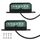 AOHEWEI 2 x LED-Kennzeichenleuchten Hinten Kennzeichenleuchten 12~24V Wasserdicht Perfekt Für LKW-LKW Oder Boot