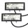 AOHEWEI 2 Stück LED-Kennzeichenbeleuchtung Rückleuchten 12/24 V wasserdicht Perfekt für PKW, Anhänger, LKW oder Boot