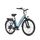 MileCity1 26" E-Bike für Erwachsene, 7 Gang Elektrofahrrad mit Austauschbarem 36V 13Ah Akku, 25 km/h und 80–100km Reichweite E-Bike für Städtische Pendler, IP65 Wasserdicht (MileCity1, Blau)