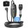 EVDANCE Typ 2 Ladekabel Schuko für Elektroauto 3,68kW[1-phasig, 6.1m, 6-16A] Ladekabel Elektroauto Typ 2 Schuko für Elektroauto & Hybrid(PHEV/EV) - Schwarz