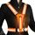 Topward Warnweste Sicherheitsweste für Fahrrad Auto Laufweste Joggen, High-Vis reflektierende Warnweste für optimale Sichtbarkeit, Damen Herren Kinder warnwesten, LEDs Tag und Nacht Motorrad Radfahren