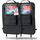 LIONSTRONG® Auto Organizer Kinder Rücksitz schwarz [WASSERDICHT] - Rückenlehnenschutz Auto Kinder universell kompatibel - Autositz Organizer - Sitzschutz Rückenlehne - Tablet-Fach
