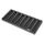 HMF 2701-02 Euro-Münzzählbrett abgeschrägt, 34,0 x 15,0 x 3,0 cm, schwarz