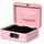 GREELUE Geldkassette mit münzzählbrett, 20 * 16 * 8.5 CM, Kasse Abschließbar, Cash Box Groß, Spardose, Geld organizer (Zahlenschloss-Pink)