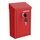 Uniclife Schlüsselbox für außen, rote Metall-Spendenbox Sammelbox mit Schlüsselschloss, sichere Vorschlagsbox, Wandmontierter Briefkasten mit oberem Schlitz, Stahl-Cash-Drop-Box für Home Office und
