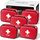 HONYAO Erste Hilfe Set 5 Stück, Mini Reiseapotheke, Notfalltasche Notfallset Klein für Outdoor Zuhause Auto Arbeitsplatz Camping Motorrad Fahrrad Wandern Notfall