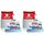 General Medi Erste Hilfe Set - 92-teiliges Premium Erste-Hilfe-Set für Haus, Auto, Reise, Büro, Sport, Wandern, Camping, Rettung (Rot) (Packung mit 2)