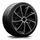 RADKAPPEN-Koenig 13 Zoll 13" RKK02 schwarz/Silber Radkappen Radzierblenden 4 Stück
