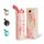 UZSPACE Edelstahl Trinkflasche 1l (970ml), Isolierte Thermosflasche mit 1-Klick-Öffnung, 100% Auslaufsicher, Sport Wasserflasche für Wandern Sport Fitness Gym Outdoor, Art-Rosa