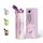 UZSPACE Edelstahl Trinkflasche 1l (970ml), Isolierte Thermosflasche mit 1-Klick-Öffnung, 100% Auslaufsicher, Sport Wasserflasche für Wandern Sport Fitness Gym Outdoor, Art-Kristalllila