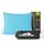 PEUJEW Reisekissen Memory Foam Kissen, Camping Kissen Kleines Kissen 40x30x12 cm, Reisekopfkissen mit Wasserdichter Packsack, Ideal für Flugzeug, Auto und Camping (S, Himmelblau)