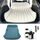 Ciremiv Auto Matratze mit Doppelseitiger, Dicker Beflockung,Auto Luftmatratze mit Pumpe und Eingebautem Kissen/Auslaufsichere, Bequeme, Langlebige Autobett,Car Bed für Autocamping, Roadtrip