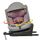 Jovikids 360° Drehbar Kindersitz mit ISOFIX, i-Size 40-150cm(ab Geburt -12 Jahre) Baby Autositz Reboarder mit Liegefunktion & Abnehmbar Vordach, ECE R129 (Rosa)
